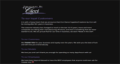Desktop Screenshot of ciccidance.com