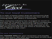 Tablet Screenshot of ciccidance.com